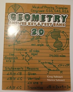 Teaching Textbooks Geometry 2.0 Answer Key and Test Bank - Picture 1 of 1