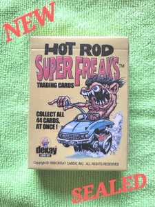 🚨 Hot Rod Super Freaks 1999 RARE SEALED Card Set Odd Rods Rat Fink Monster - Picture 1 of 17