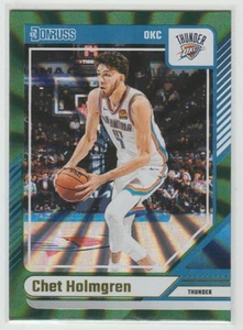 Donruss Holo láser verde Chet Holmgren Oklahoma City Thunder #122 2024-25 - Imagen 1 de 2