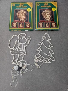 Vintage Tre Re 2 Confezioni 50 Lampadine Trasparenti Decorazione Luce Finestra Natale  - Foto 1 di 24