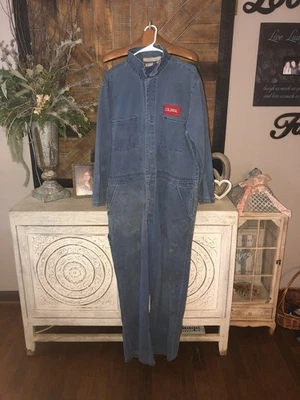 Vintage Coveralls Mens 48 Blue Todd USA - Image 1 of 4