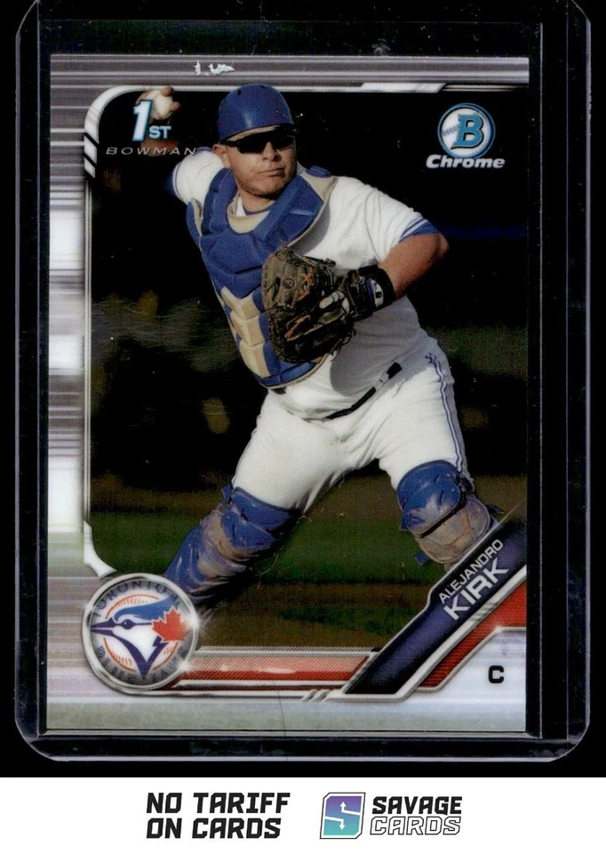 2019 Bowman Chrome Prospects Alejandro Kirk . #BCP-202 Toronto Blue Jays - Image 1 of 3