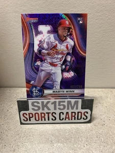 2024 Bowman's Best Masyn Winn RC Purple /250 #60 Cardinals - Picture 1 of 2