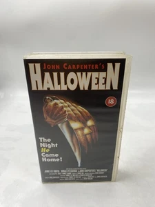 John Carpenter's Halloween VHS (1984)  VHS PAL RARE HORROR - Imagen 1 de 7
