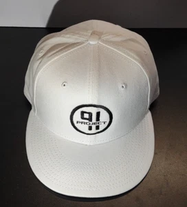 Casquette chapeau Project 91 snap back adulte blanc nouvelle ère NYC EDM événements musicaux réglable - Photo 1/9