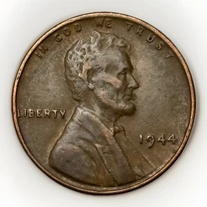 1944 Lincoln Wheat Cent Rare Penny - Picture 1 of 2