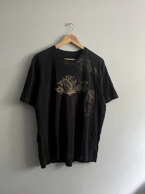 Camiseta De Colección Y2K Malibu Vaquero Grunge Doble Cara Negra Para Hombre Talla Mediana M Foto 1 de 4