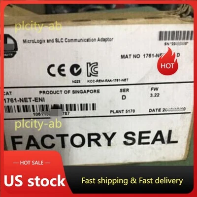 COMUNICACIÓN 1761-NET-ENI MICROLOGIX Y SLC NUEVO FedEx o DHL Foto 1 de 4