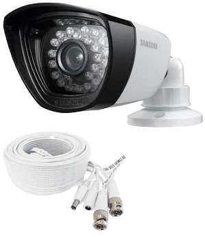 Samsung Security Waterproof Camera IP Smart Camera System SDC-5340BCN White - Image 1 of 4