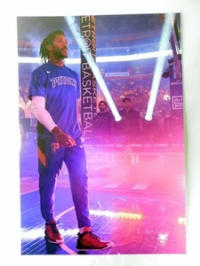 2020-21 Derrick Rose Detroit Pistons 17 1/4" x 12" Color Photo Poster - Picture 1 of 1