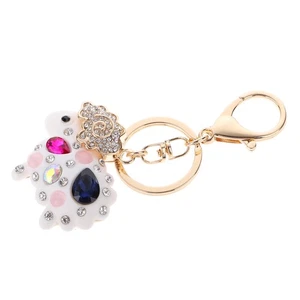 Portachiavi Auto Portachiavi Decorativo Peluche Accessorio Charm - Foto 1 di 12