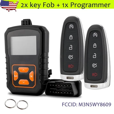 2 para 2011 - 2015 Ford Explorer Edge Lincoln MKX Smart Key Fob + Ferramenta de Programa - Imagem 1 de 4
