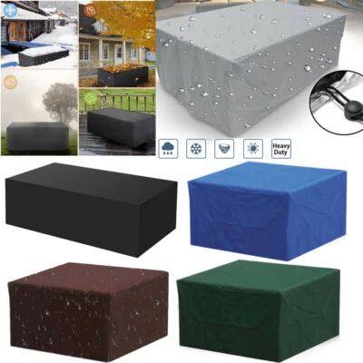 210D Cover Garden Furniture Waterproof Patio Rattan Table Chair Cube Protection - Image 1 of 2