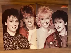 Poster rivista vintage tedesca Kajagoogoo + George Michael anni '80 bravo 42x28 cm - Foto 1 di 2