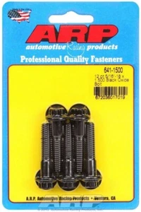 (5-Pack) ARP 641-1500 Bolt Kit Chromoly Black Oxide 5/16-18" 3/8" 12-Point 1.5" - Imagen 1 de 1