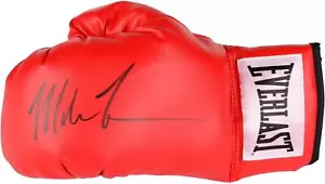 Mike Tyson Autographed Red Boxing Glove - Fanatics - Picture 1 of 1