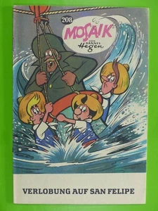 GERRYS Original Mosaik Digedags  Nr. 208 VERLOBUNG AUF SAN FELIPE  Z. 1-2+ - Bild 1 von 7