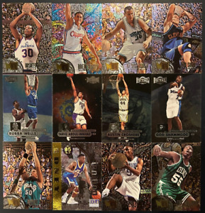1996-98 Fleer Metal NBA Rookies Lot of 12 Cards M/NM