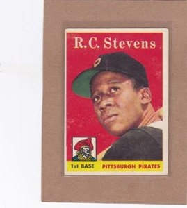 1958 Topps béisbol a control remoto Stevens novato #470 piratas en muy buen estado * A22326 - Imagen 1 de 1