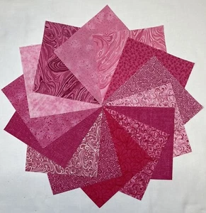 Shades of Pink ~ 42 5" Quadrate ~ Farbe Charm Pack - Bild 1 von 4