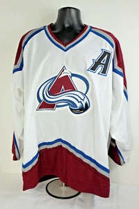 RAY BOURQUE Signed #77 Colorado Avalanche CCM Hockey Jersey Size XL - Picture 1 of 15