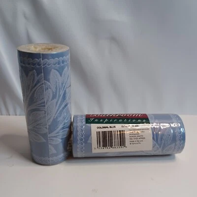 Vymura Colonial Blue Sussex 99-028 Prepasted Vinyl Border 2 Rolls - Image 1 of 4