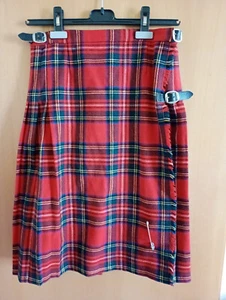 Original Schottenrock / Kilt für Mädchen - Reine Wolle - Taillenumfang 70cm - Bild 1 von 6