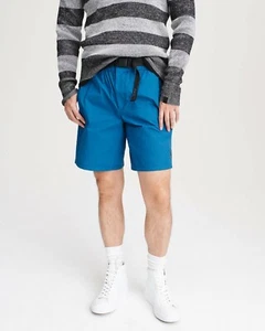 Short ceinture nylon recyclé bleu 250 $ NEUF RAG & BONE New York *DRAKE* 29 - Photo 1/12