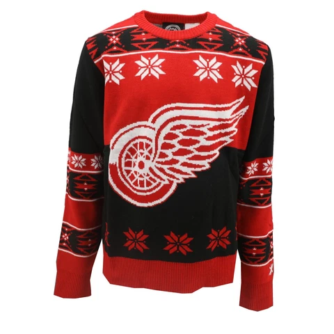Detroit Red Wings Official NHL Apparel Kids Youth Size Ugly Sweater New Tags Cover
