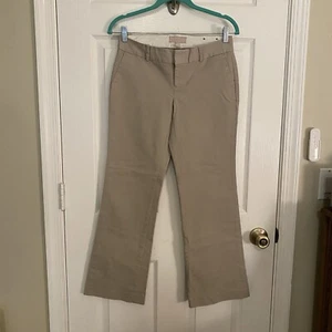 Banana Republic Size 2 Martin Fit Bootcut Khaki Casual Pants Professional Office - Picture 1 of 16