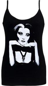 Lily Munster Women's Spaghetti Strap Tank Top Meet the Munsters Gothic Horror - Picture 1 of 1