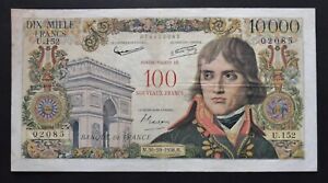 100 N.Francs / 10 000 Francs  "Bonaparte" - 30 octobre 1958 - (U.152)