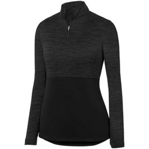 Augusta Sportswear 2909 Ladies Shadow Tonal Heather 1/4 Zip Pullover - Picture 1 of 11