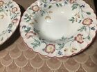 Churchill Made In England - Two Briar Rose Rimmed Soup Bowls