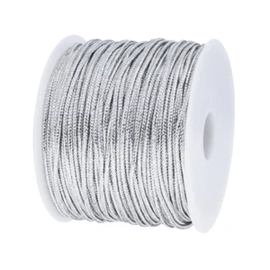 70M 2mm Shiny Rope Cord DIY Christmas Pendant Lanyard Tape Gift Packaging Rope - Picture 1 of 9