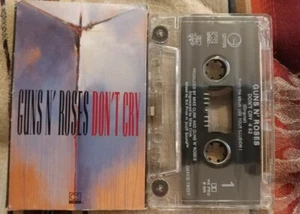 GUNS N' ROSES RARE CASSETTE,metallica,motley crue,poison,faith no more,kiss - Picture 1 of 2