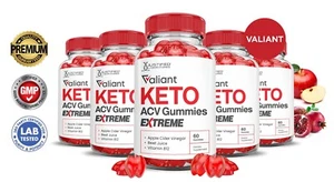 Valiant Keto Extreme ACV Gummies 2000MG Apple Cider Vinegar 300 Gummys - Picture 1 of 5