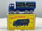 Matchbox #10C Sugar container truck”REAR CROWN”N,MINT all original in D box