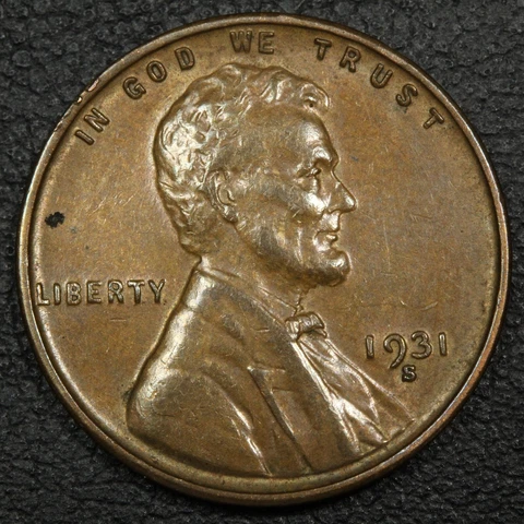 1931 S Lincoln Wheat Copper Cent Cover