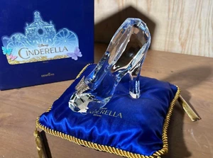 Disney Cinderella Glass Slipper Blue Cushion With Box Japan Telegram Limited - Picture 1 of 11