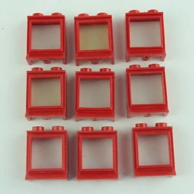 LEGO pcs. - WINDOWS - (9 ea.) CLASSIC PIECES WITH *6 LENSES - 1 X 2 X 3 - Image 1 of 4