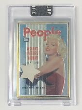 🔥 Marilyn Monroe Personally Worn & Used Relic Swatch Card People Magazine 🔥