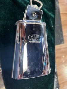GR Cowbell Medium Chrome Cencerro Mediano 5.5 Cromado ! - Picture 1 of 3