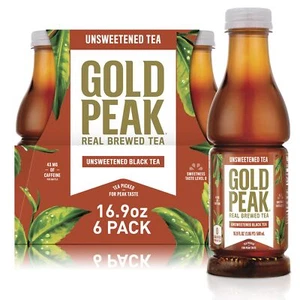 Tea, Unsweet Tea, 16.9 fl oz, 6 Pack - Picture 1 of 10