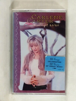 CARLENE CARTER ‎– Hindsight 20/20 1996 US reissue cassette SEALED Nick Lowe - Image 1 of 2