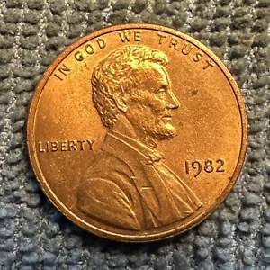 1982 kleines Date Lincoln Memorial Penny Error Doppelohr (DDO) Maschine Verdopplung - Bild 1 von 24