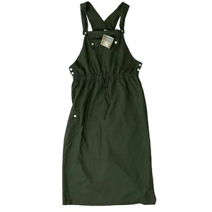 Neu mit Etikett Crossroads Overall Maxikleid Damen L grün Leinenmischung Pullover bescheiden - Bild 1 von 11