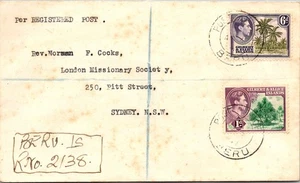 GOLDPATH: GILBERT & ELLICE ISLANDS COVER 1947, TO AUSTRALIA CV816_P11 - Picture 1 of 2
