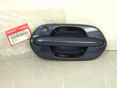Новая оригинальная внешняя ручка передней двери Honda LH 1999-2004 Odyssey синяя B89P от оригинального производителя - Изображение 1 из 4