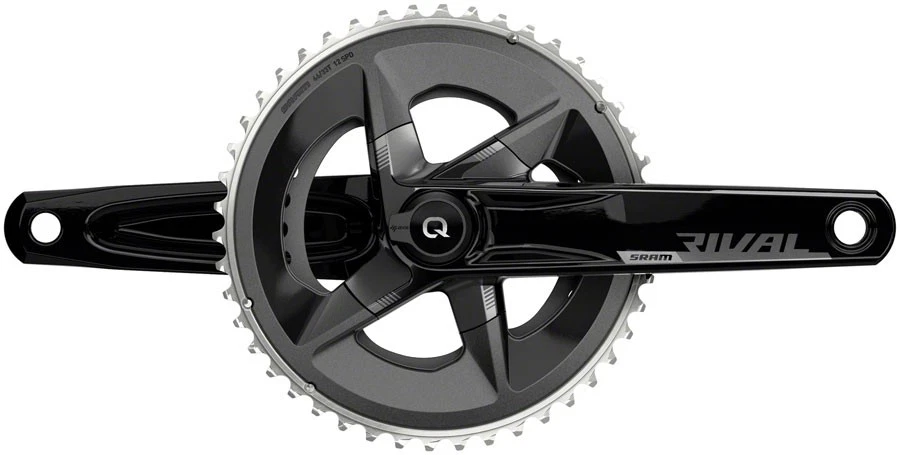 SRAM Rival AXS Crankset with Quarq Power Meter - 170mm 12-Speed 48/35T